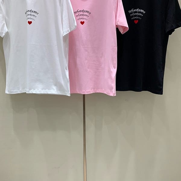 送料無料サンローラン シグネチャーロゴ Ｔシャツ パロディ3色 Sai11334